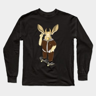 skateboarder gazelle Long Sleeve T-Shirt